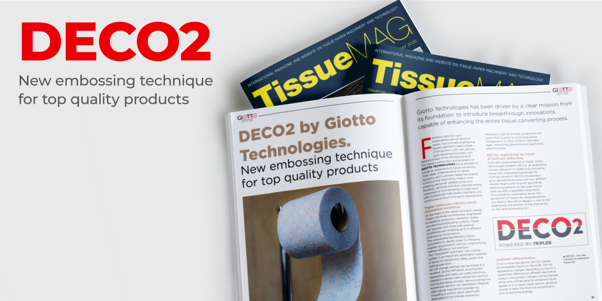 DECO2 di Giotto Technologies: nuova tecnologia di embossing per prodotti di alta qualità